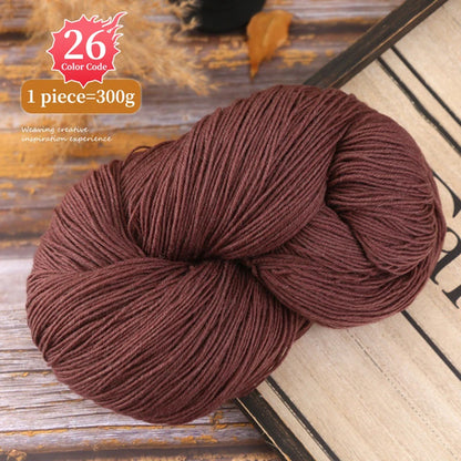 300g Alpaca Wool Yarn in Multiple Optional Colors, Used for Knitting