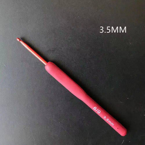 Crochet Hook Needle Silicone Handle Aluminum Crochet Needle Set