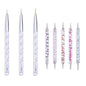 5/20Pcs Nail Art Brush Design Tip Painting Drawing Carving Dotting Pen