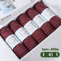 500g Gradient Dyed Rainbow Alpaca Wool Yarn, Thick Yarn for Hand