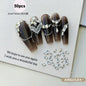1Bag 3D AB/Clear Mixed-Shaped Round Nail Art Charms Sparkly Flatback
