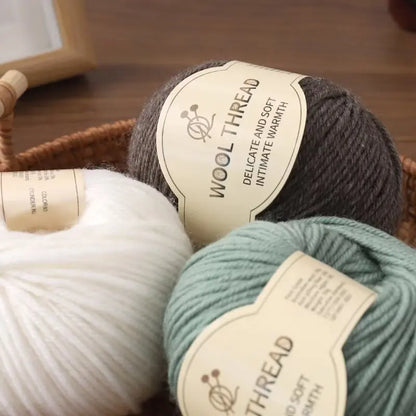 500g 290 Medium Coarse Combed Alpaca Wool Yarn, Autumn and Winter Warm