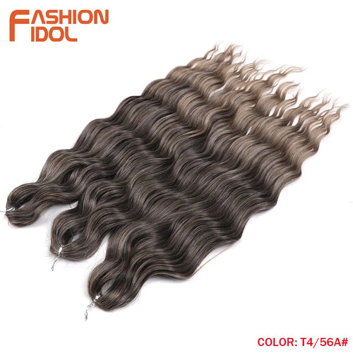 Anna Hair Synthetic Loose Deep Wave Braiding Hair Extensions 24 Inch