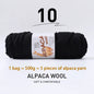 500g High-Quality Alpaca Wool Yarn 245 Thick Wool Yarn Casual Knitting