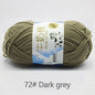 50Gram/Set Milk Cotton Yarn Crochet Line High-quality 5 Strand Milk