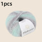 Gradient Mohair Soft Cotton Yarn DIY Crochet Hand Knitting Yarn