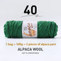 500g High-Quality Alpaca Wool Yarn 245 Thick Wool Yarn Casual Knitting