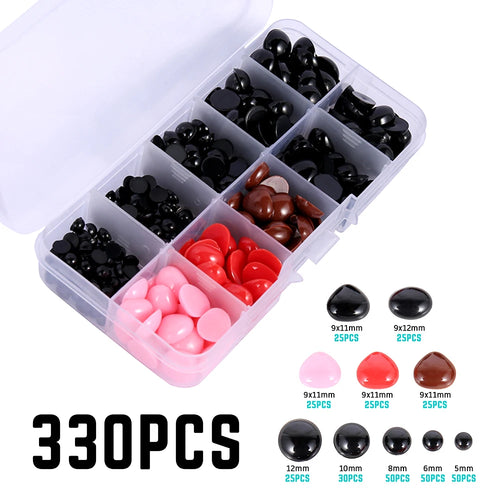 Plastic Safety Eyes and Noses For Toys Doll Crafts Teddy Bear Dolls
