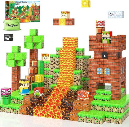 Magnetic Building Blocks Mine World Magnet Cube for Stacking
