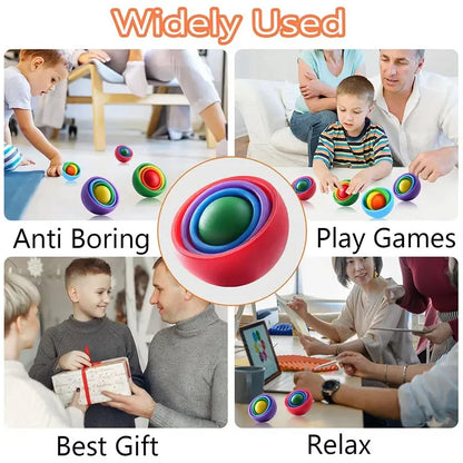 3D Rotation Ball Fidget Gyro Sensory Toys Hand Fidget Spinner