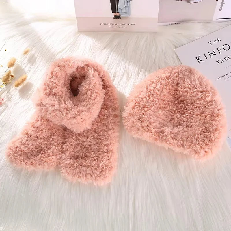 Skeins Faux Fur Yarn Soft Fluffy for Crocheting Fur Mink Hat Hand