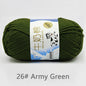 50Gram/Set Milk Cotton Yarn Crochet Line High-quality 5 Strand Milk