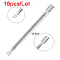 Double-ended Stainless Steel Cuticle Pusher Dead Skin Push Remover For