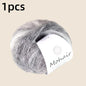 Gradient Mohair Soft Cotton Yarn DIY Crochet Hand Knitting Yarn