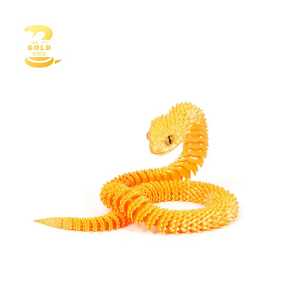 New 30cm 3D Printed Snake Decoration 3D Printed Animals Desk
