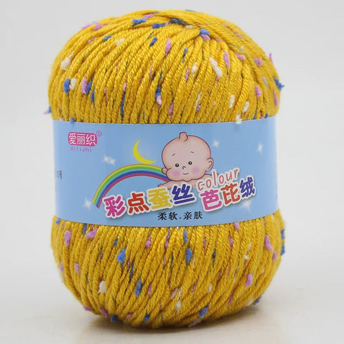 High Quality Worsted Wool Thread Colorful Eco-dyed Needlework Baby