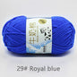 50Gram/Set Milk Cotton Yarn Crochet Line High-quality 5 Strand Milk