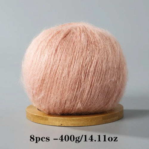 8pcs 400g Mohair Yarn For Crocheting And Knitting DIY Pet Toys  DIY