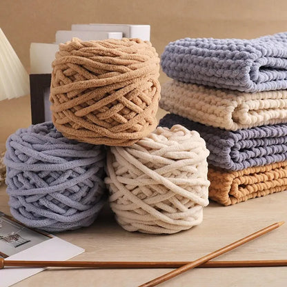 6 Thread Balls+1 Teddy Bear Jewelry Handmade Gift Woven Scarf Thread