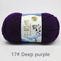 50Gram/Set Milk Cotton Yarn Crochet Line High-quality 5 Strand Milk