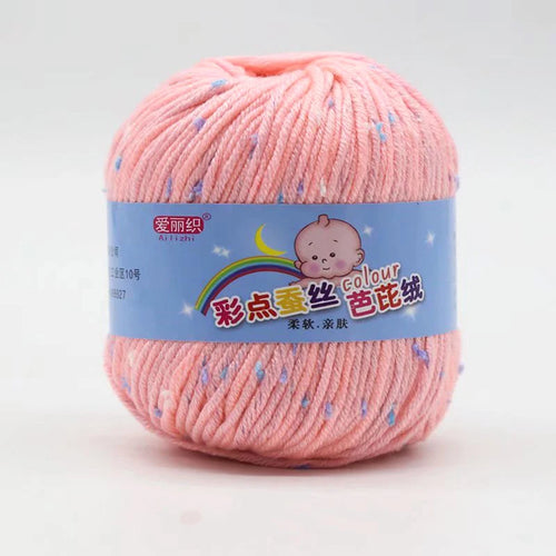 High Quality Worsted Wool Thread Colorful Eco-dyed Needlework Baby