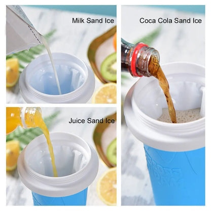 ML Quick-Frozen Slushy Maker Cup with Lid Slushy Cup For Homemade