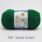 50Gram/Set Milk Cotton Yarn Crochet Line High-quality 5 Strand Milk
