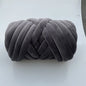 1KG 1000G Super Velvet Chunky Yarn Thick Bulky Giant Thread White Bag
