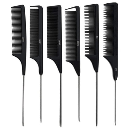 Professional Anti Static Pointed Tail Hair Styling Comb Hair Dye Brush