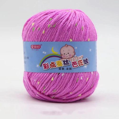 High Quality Worsted Wool Thread Colorful Eco-dyed Needlework Baby