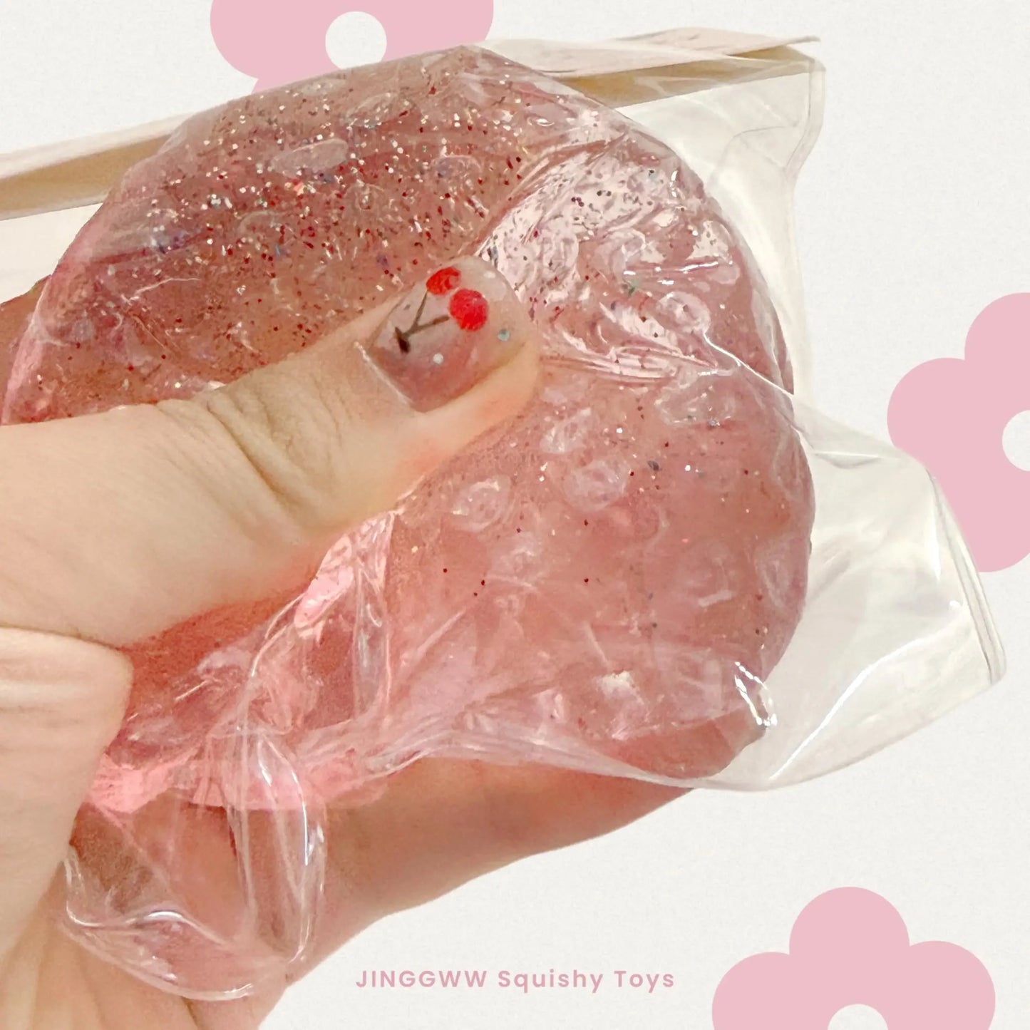 Big Strawberry Squeeze Taba Squishy Toy Kawaii Red Pink Squishies