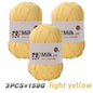 150g milk yarn handmade medium coarse DIY weaving yarn ball for