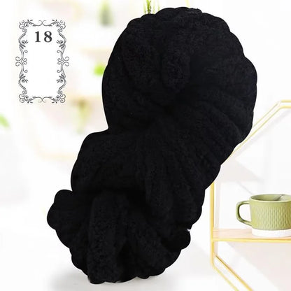 500g of Thick Chenille Yarn for Blankets, Ultra-Soft, Thick, Fluffy,