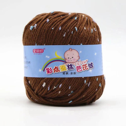 High Quality Worsted Wool Thread Colorful Eco-dyed Needlework Baby