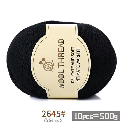 500g 290 Medium Coarse Combed Alpaca Wool Yarn, Autumn and Winter Warm