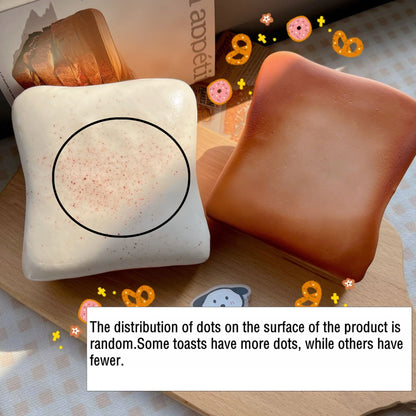 Squishy Simulated Toast Bread Squeeze Toy Slow Rising Stress Relief