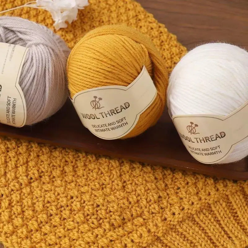 500g 290 Medium Coarse Combed Alpaca Wool Yarn, Autumn and Winter Warm