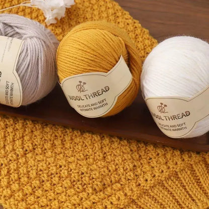 500g 290 Medium Coarse Combed Alpaca Wool Yarn, Autumn and Winter Warm