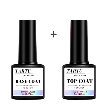 1pc/2pcs/3pcs 8Ml Functional Gel Nail Art Set with Base Coat and