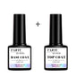 1pc/2pcs/3pcs 8Ml Functional Gel Nail Art Set with Base Coat and