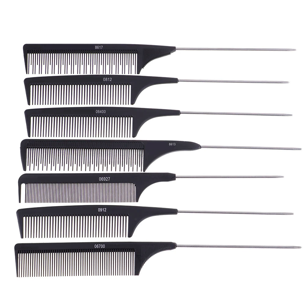 Professional Anti Static Pointed Tail Hair Styling Comb Hair Dye Brush