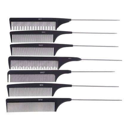Professional Anti Static Pointed Tail Hair Styling Comb Hair Dye Brush