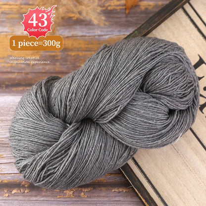 300g Alpaca Wool Yarn in Multiple Optional Colors, Used for Knitting