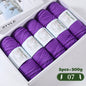 500g Gradient Dyed Rainbow Alpaca Wool Yarn, Thick Yarn for Hand