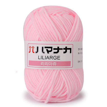 25g Soft Milk Cotton Knitting Yarn Anti-Pilling High Quality Knitting