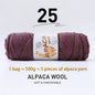 500g High-Quality Alpaca Wool Yarn 245 Thick Wool Yarn Casual Knitting
