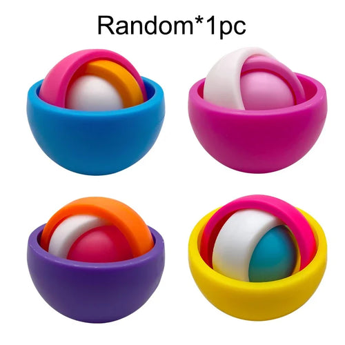 3D Rotation Ball Fidget Gyro Sensory Toys Hand Fidget Spinner
