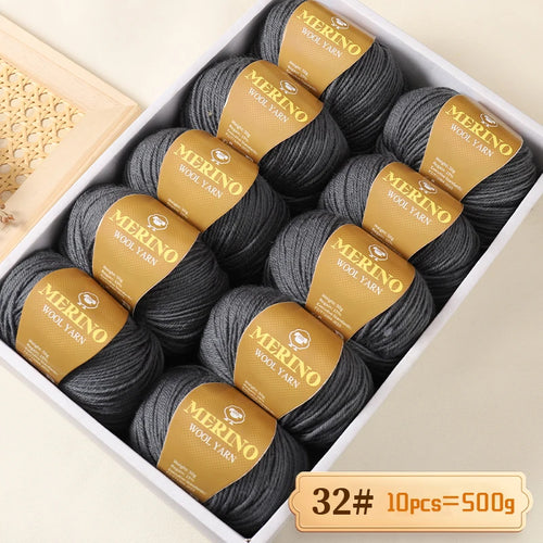 500g of High-Quality 212 Medium-Fine Alpaca Wool Yarn 10 pack