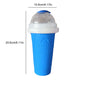 300ML Slushie Maker Cup Silicone Portable Smoothie Squeeze Cup Quick