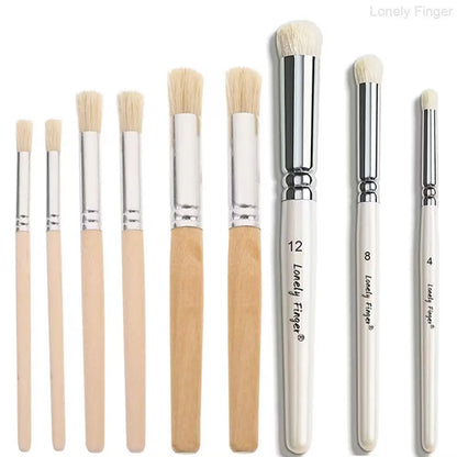 Miniature Paint Brushes Drybrush Set, Detail Paint Brushes for